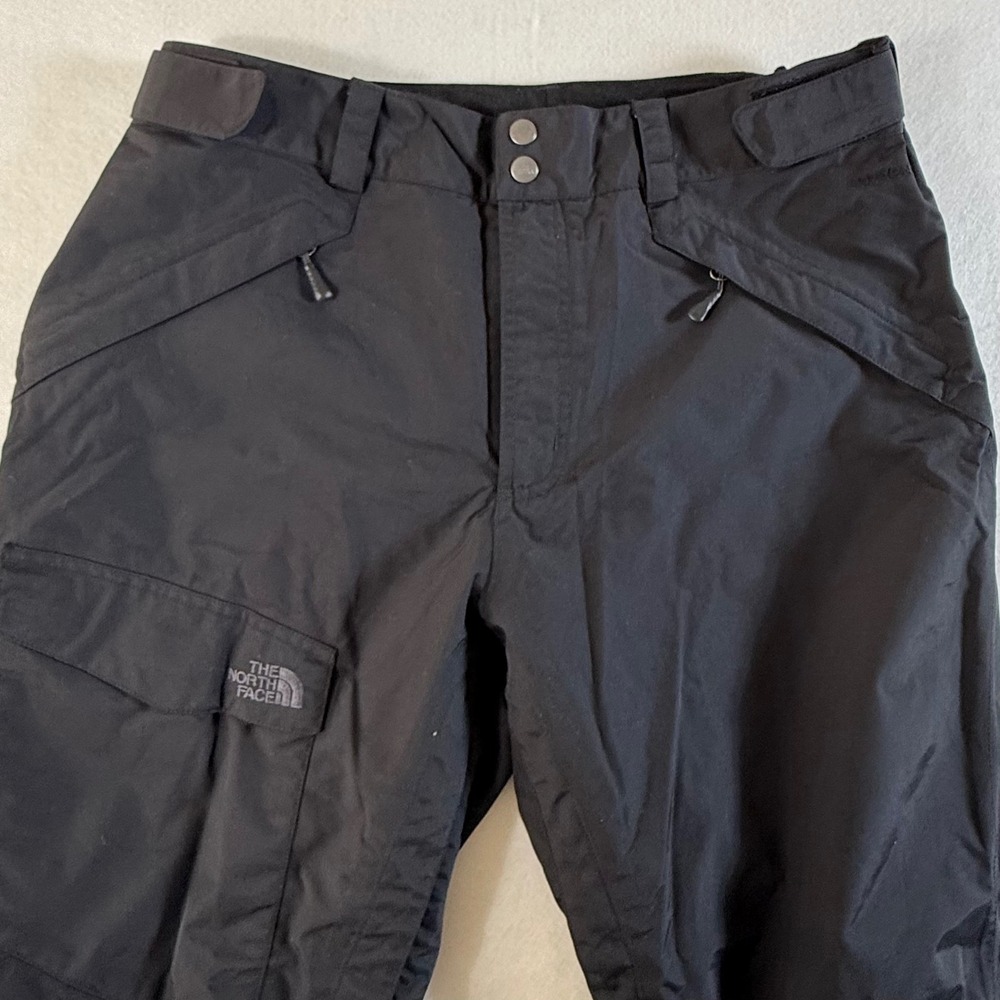 The North Face Snow Pants Mens Large HyVent Insulated Cargo Black